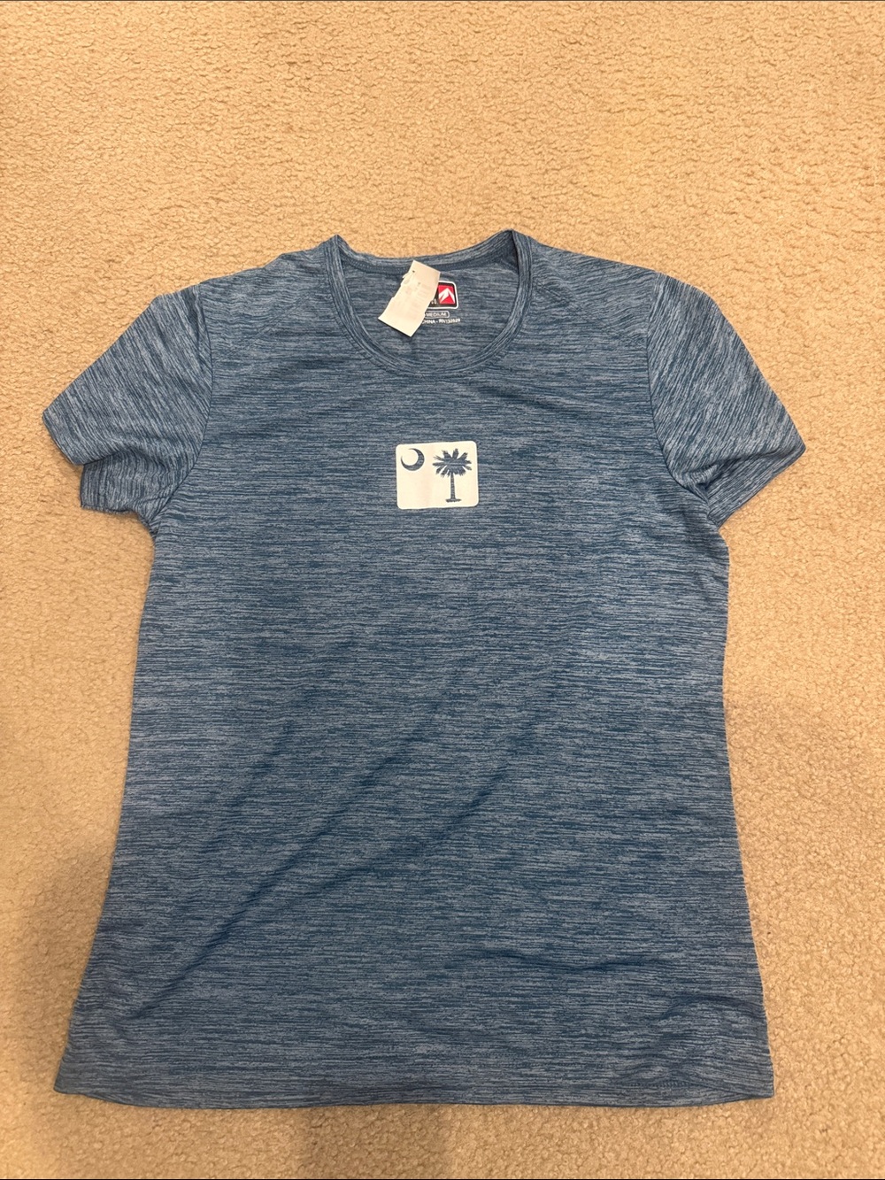 Blue Palm Tree Graphic Tee